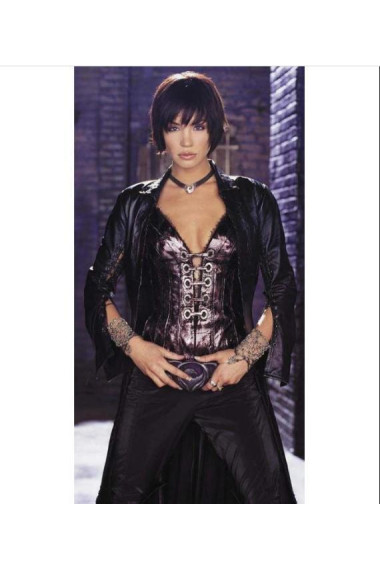 Ashley Scott Helena Kyle Birds of Prey Leather Coat ashley-scott-birds-of-prey-helena-kyle-coat