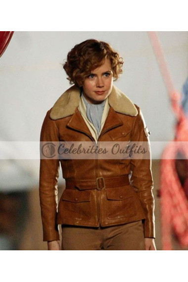 Night At The Museum 2 Amelia Earhart  Amy Adams Leather Jacket
