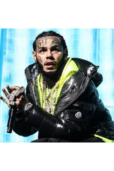 6ix9ine American Rapper Leather Jackets And Outfits Merch