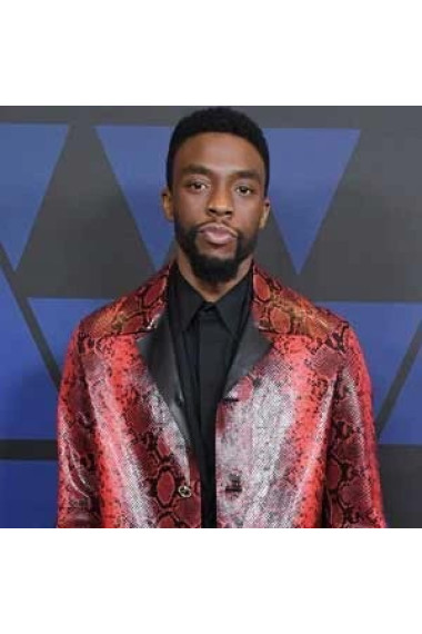 Chadwick Boseman Movies And TV Shows Leather Jackets
