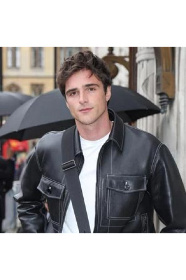 Jacob Elordi Leather Jackets And Cotton Coats Collection
