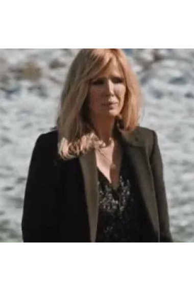 Kelly Reilly Cotton Leather Jackets And Coats Merchandise