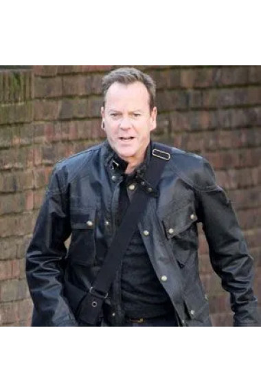 Kiefer Sutherland Outfits And Leather Jackets