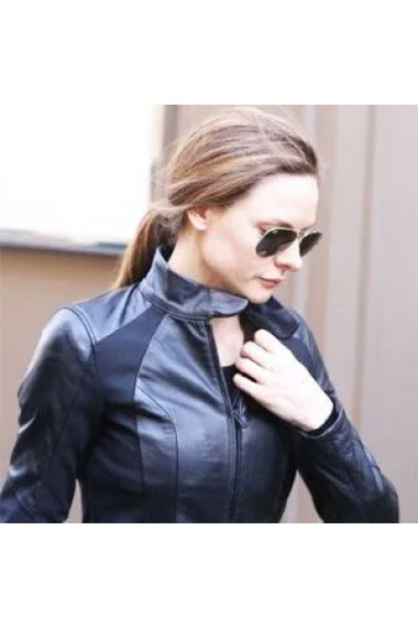 Rebecca Ferguson Leather Jackets And Cotton Coats Collection