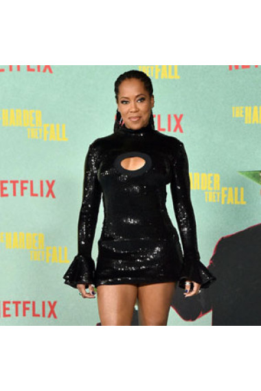 Regina King Leather Jackets And Cotton Coats Collection