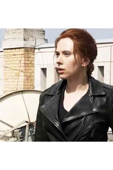 Scarlett Johansson Leather Jackets And Outfits