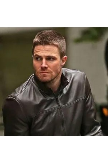 Stephen Amell Outfits And Leather Jackets