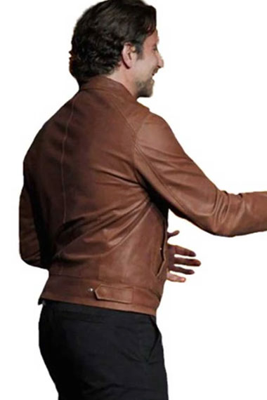 Bradley Cooper Star Is Born Jackson Maine Brown Leather Jacket