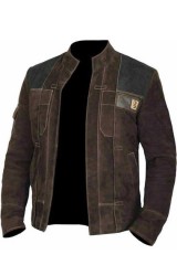 A Star Wars Story Alden Ehrenreich Han Solo Brown Jacket