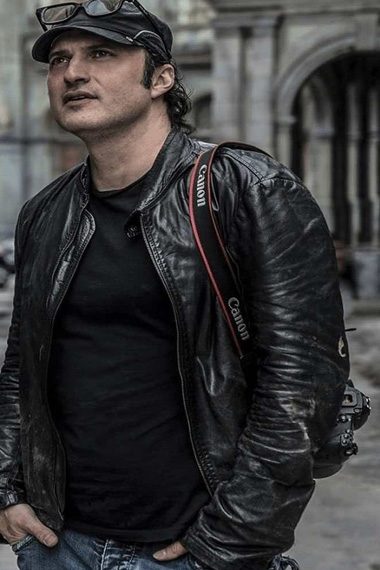 Robert Rodriguez Director Alita Battle Angel Leather Jacket