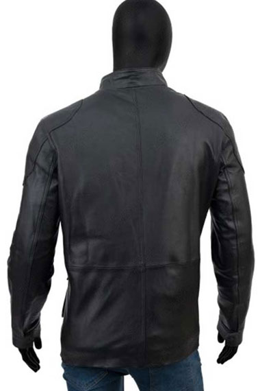 Anthony Mackie Altered Carbon TV Series Black Leather Jacket