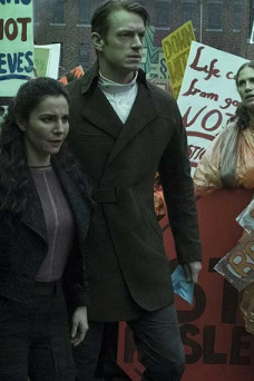Joel Kinnaman Takeshi Kovacs Altered Carbon Brown Trench Coat