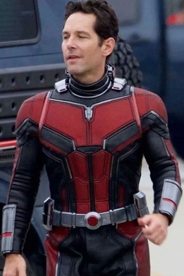 Ant Man And The Wasp Paul Rudd Scott Lang Black And Red Jacket