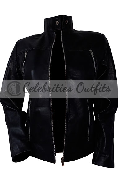 katherine-mcnamara-arrow-black-jacket