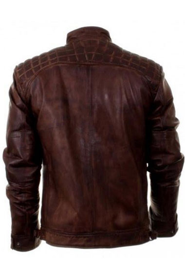 Stephen Amell Arrow TV Show Oliver Queen Brown Leather Jacket