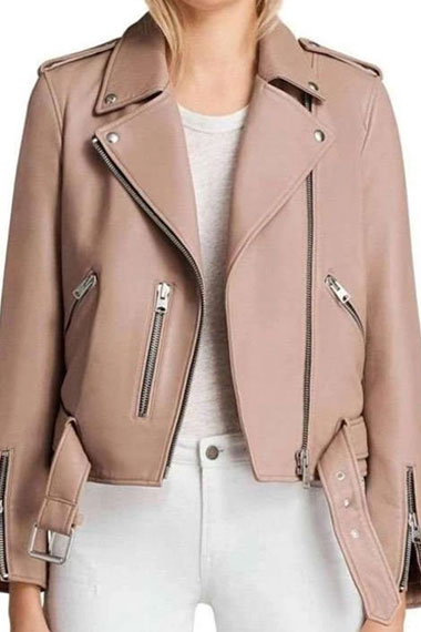 arrow-willa-holland-beige-leather-jacket
