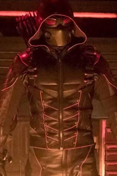 Stephen Amell Crisis on Earth-X Arrow Oliver Queen Jacket