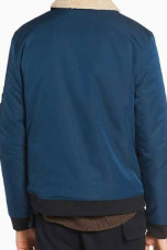 Wild Dog Arrow Rick Gonzalez Rene Ramirez Blue Bomber Jacket arrow-rick-gonzalez-blue-bomber-jacket