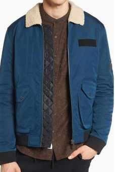 Rene Ramirez Arrow Rick Gonzalez Wild Dog Blue Bomber Jacket
