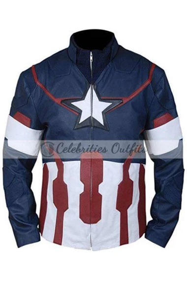 Avengers Age Of Ultron Captain America Chris Evans Jacket
