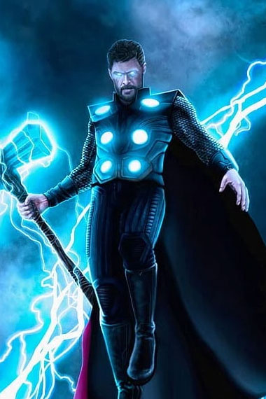 Avengers Endgame Chris Hemsworth Thor Cosplay Leather Vest