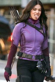 Kate Bishop Hailee Steinfeld Hawkeye Purple Cosplay Jacket