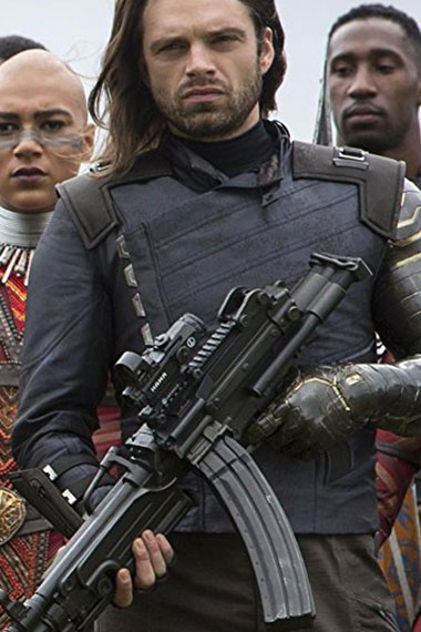 Avengers Infinity War Sebastian Stan Winter Soldier Jacket
