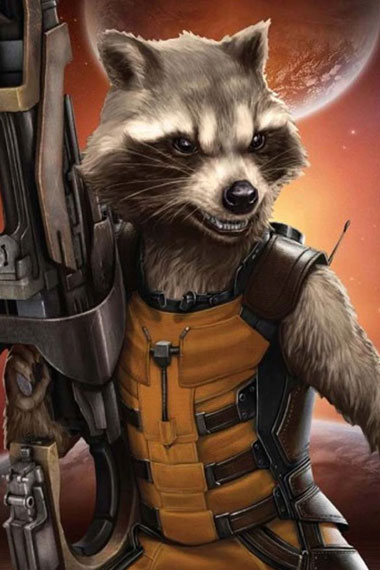 Bradley Cooper Rocket Raccoon Avengers Infinity War Vest