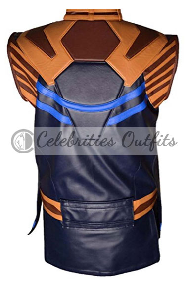 Avengers Infinity War Josh Brolin Thanos Cosplay Leather Vest