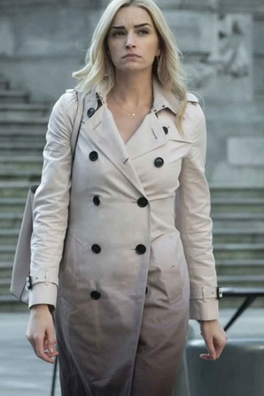 Reagan Brianne Howey Batwoman TV Show Grey Cotton Trench Coat