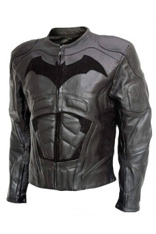 Arkham Knight Batman Bruce Wayne Grey Cosplay Leather Jacket