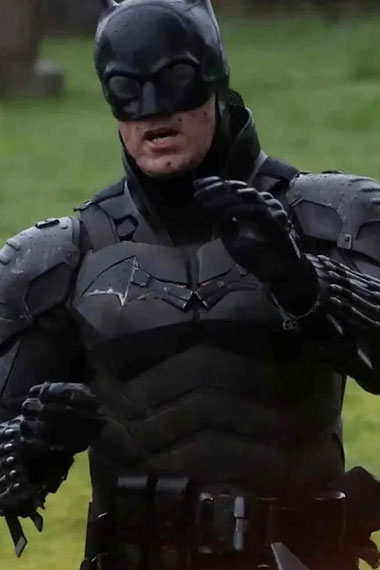 Bruce Wayne The Batman Robert Pattinson Black Leather Jacket
