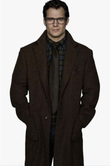 Henry Cavill Batman v Superman Dawn of Justice Clark Kent Coat