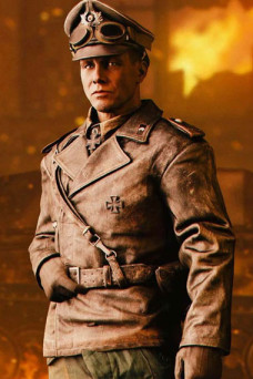 Peter Mathias Muller Battlefield 5 Gaming Brown Leather Jacket