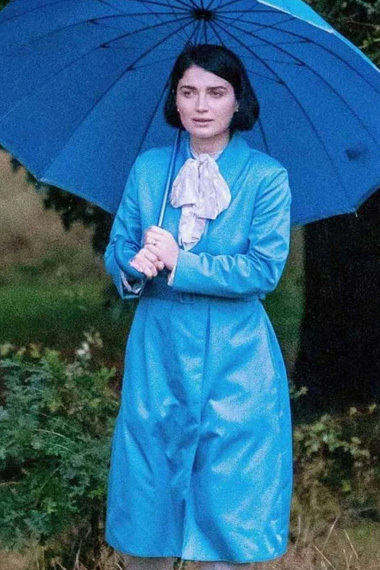 Adele Eve Hewson Behind Her Eyes Blue Parachute Rain Coat
