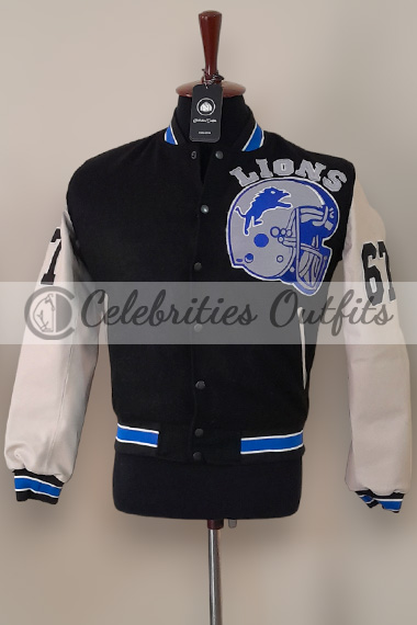 Detroit Lions Eddie Murphy Beverly Hills Cop Axel Foley Jacket
