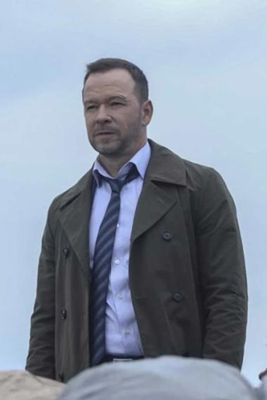 Danny Reagan Donnie Wahlberg Blue Bloods Green Trench Coat