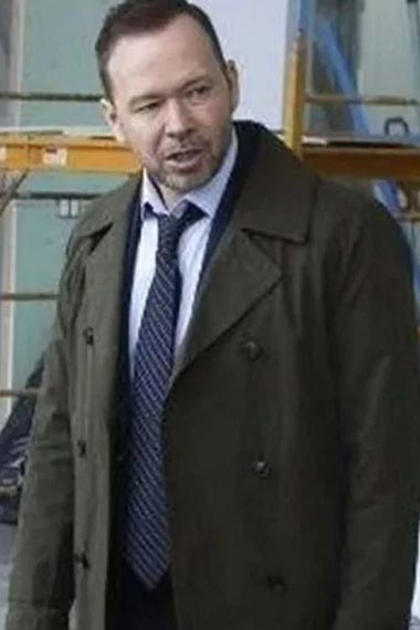 Danny Reagan Donnie Wahlberg Blue Bloods Green Trench Coat