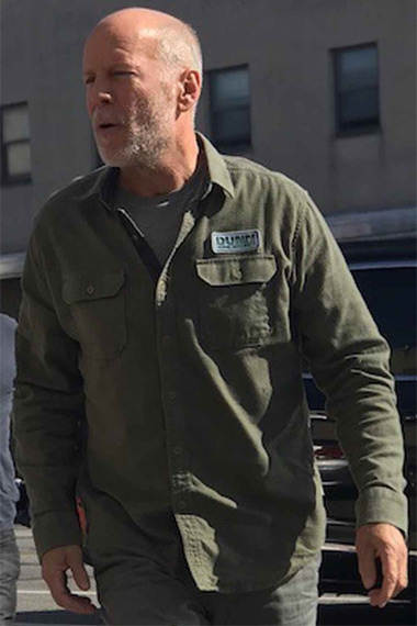 David Dunn Glass Bruce Willis Cotton Jacket