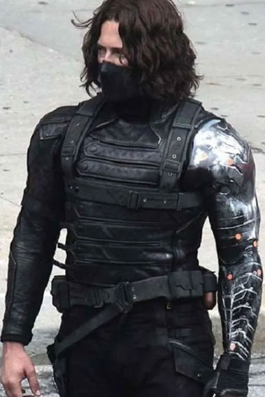 Captain America Winter Soldier Sebastian Stan Bucky Barnes Vest