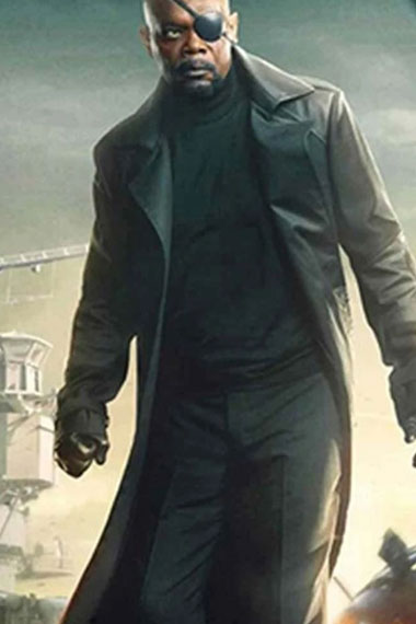 Samuel L Jackson Captain America Winter Soldier Nick Fury Coat
