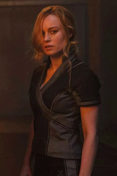 Carol Danvers Brie Larson Captain Marvel Grey Cotton Vest