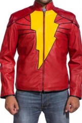 Injustice Gods Among Us Captain Marvel Shazam Cosplay Jacket