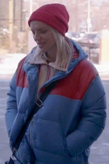 Kara Killmer Sylvie Brett Chicago Fire Quilted Puffer Jacket