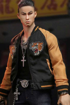 Van Ness Gangsters Kingdom Club 2 Tiger Logo Varsity Jacket