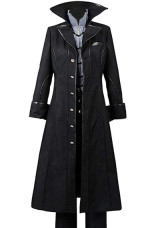 Ren Persona 5 Joker Black Cotton Coat ren-persona-5-joker-coat