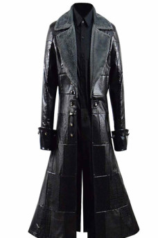 Haley Joel Osment Sora Kingdom Hearts Fur Collar Trench Coat