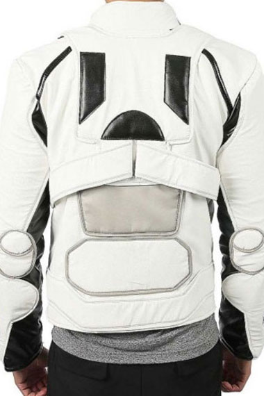 Liam Kosta Mass Effect Gaming White Cosplay Leather Jacket