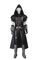 Reaper Overwatch Gabriel Reyes Hooded Black Cosplay Coat gabriel-reyes-reaper-overwatch-coat
