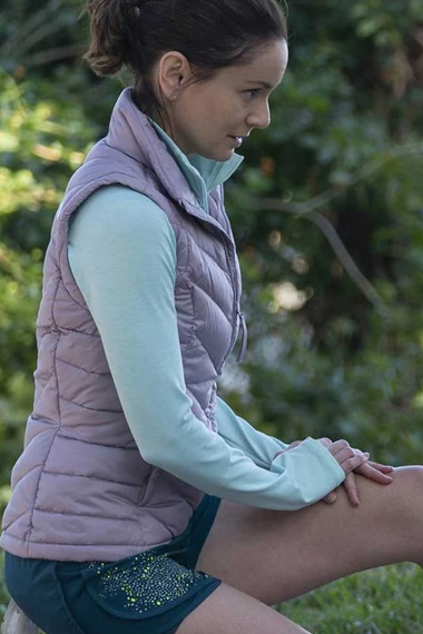 Robin Perry Sarah Wayne Callies Council Of Dads Puffer Vest